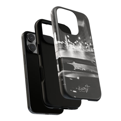 Faded Summer Nights iPhone Case | A Cinematic Blur of City Lights and Nostalgia