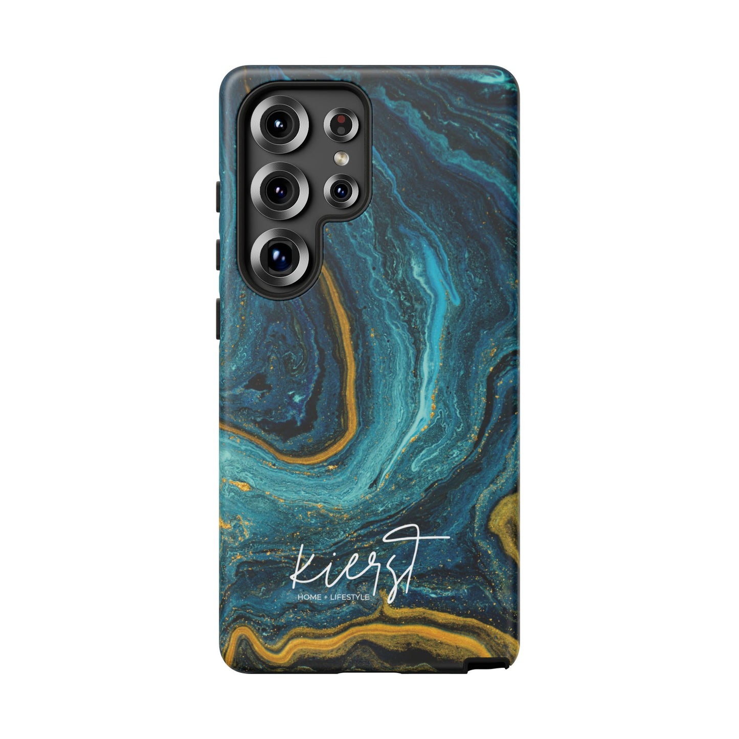 Teal & Gold Marble Samsung Galaxy Case