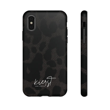 Black Leopard iPhone Case
