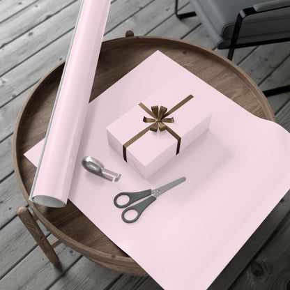 kierst Signature Pink Gift Wrap Paper – Soft Minimalist Wrapping in Blush Tones