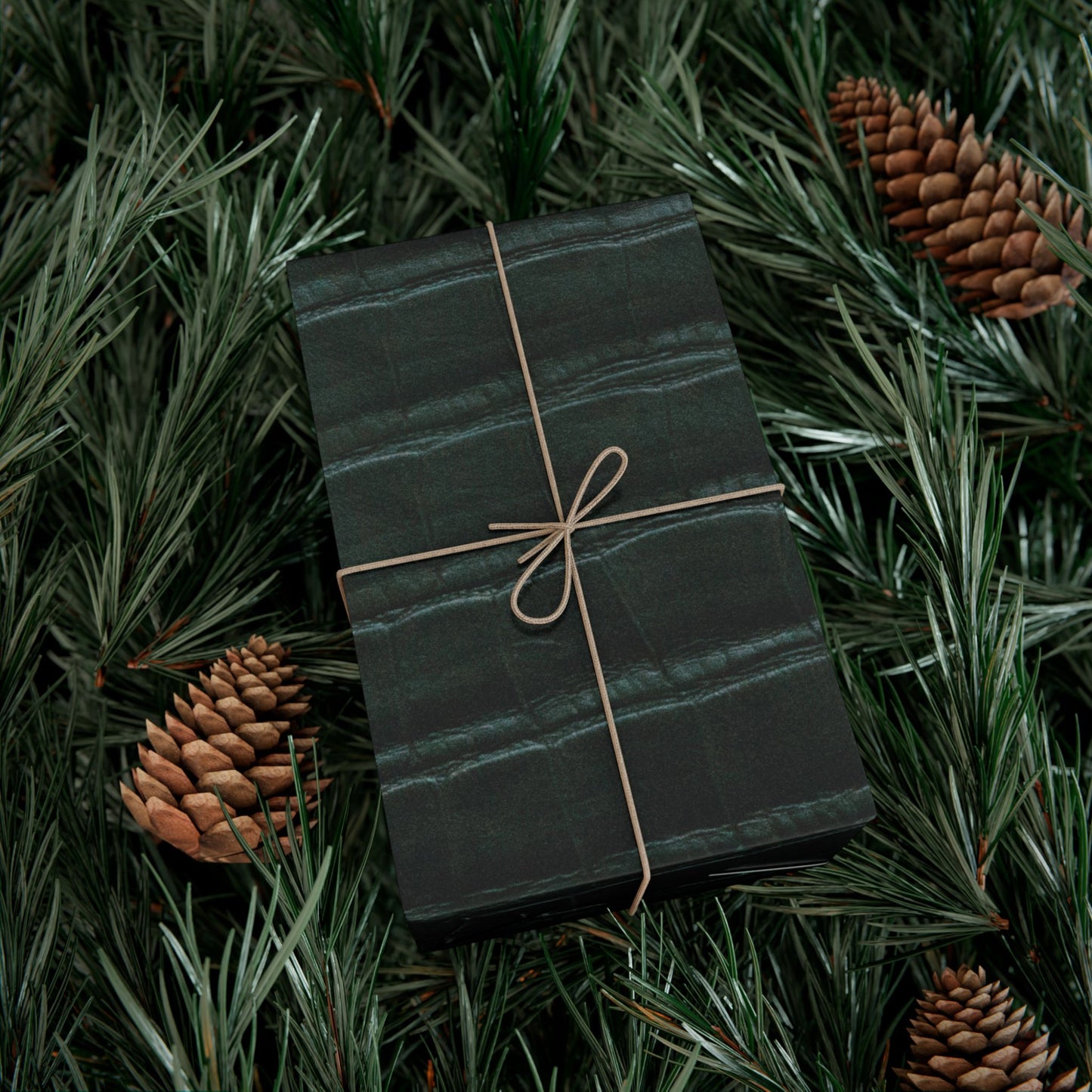 Emerald Crocodile Print Gift Wrapping Paper