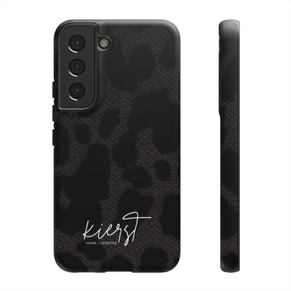 Black Leopard Samsung Galaxy Phone Case