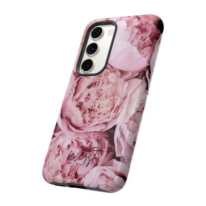 Pink Peonies Samsung Galaxy Case | A Floral Moment Lasts Longer Than Fresh Stems