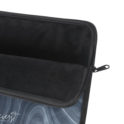 Navy Marble Laptop Sleeve