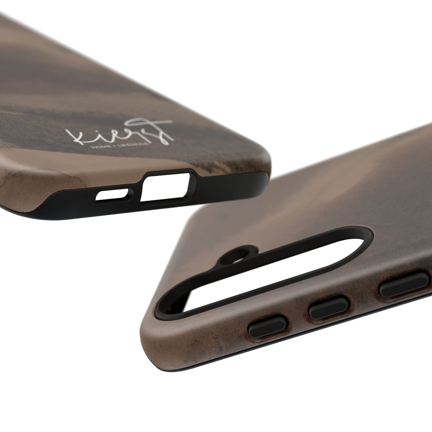 Brown Abstract Samsung Galaxy Case