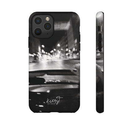 Faded Summer Nights iPhone Case | A Cinematic Blur of City Lights and Nostalgia