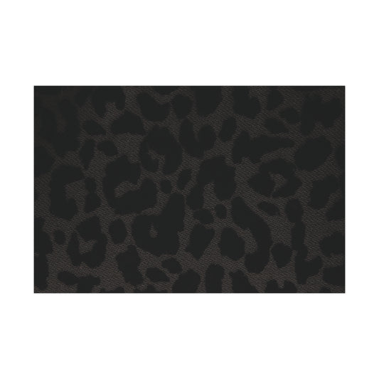 Black Leopard Gift Wrapping Paper