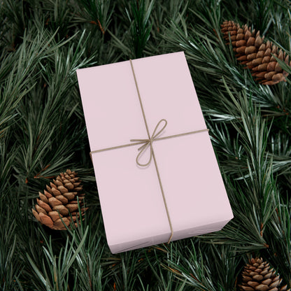 kierst Signature Pink Gift Wrap Paper – Soft Minimalist Wrapping in Blush Tones