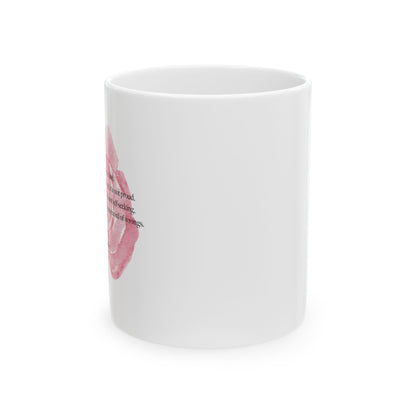 Love Is Patient Mug – Blush Watercolor Rose