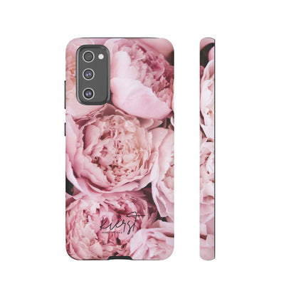 Pink Peonies Samsung Galaxy Case | A Floral Moment Lasts Longer Than Fresh Stems