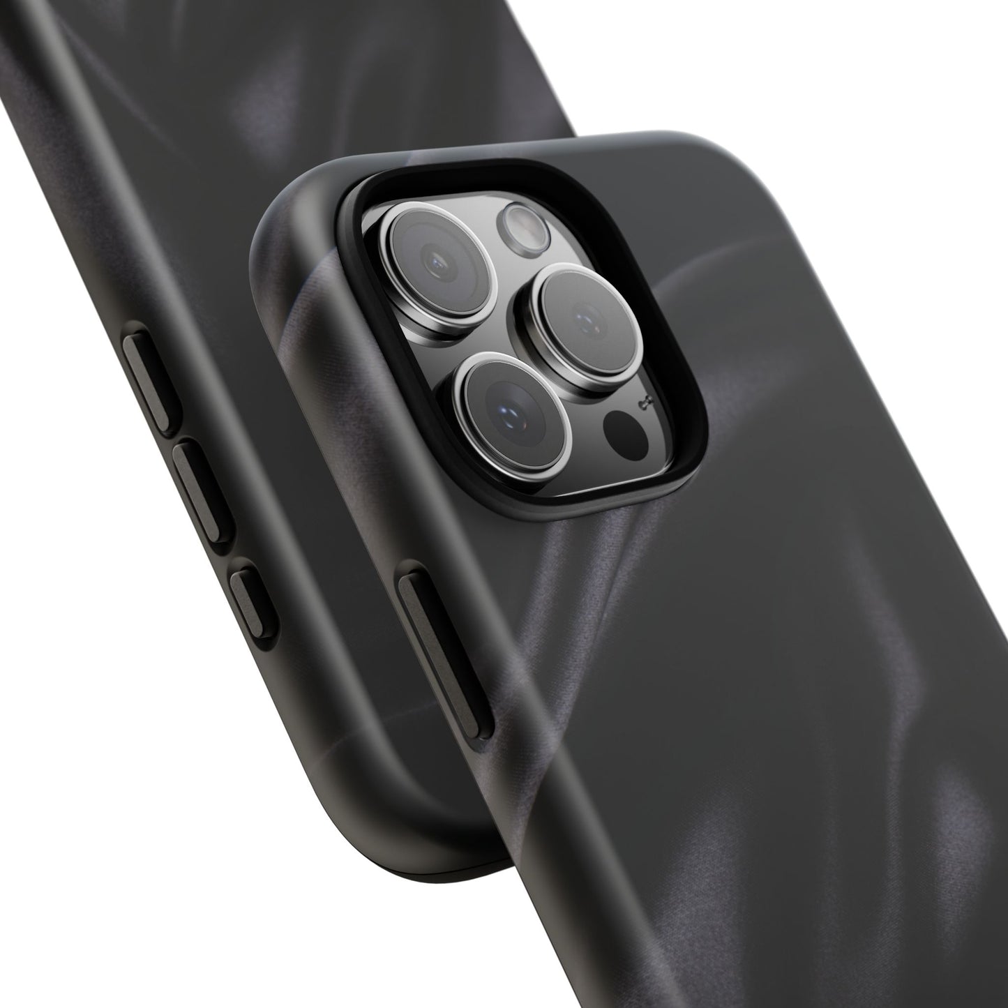 Black Silk Print iPhone Case