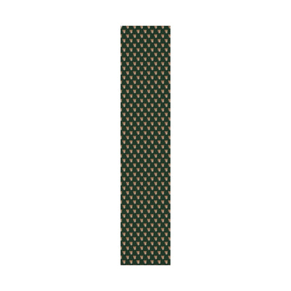 Leopard Head on Signature Midnight Pine Wrapping Paper