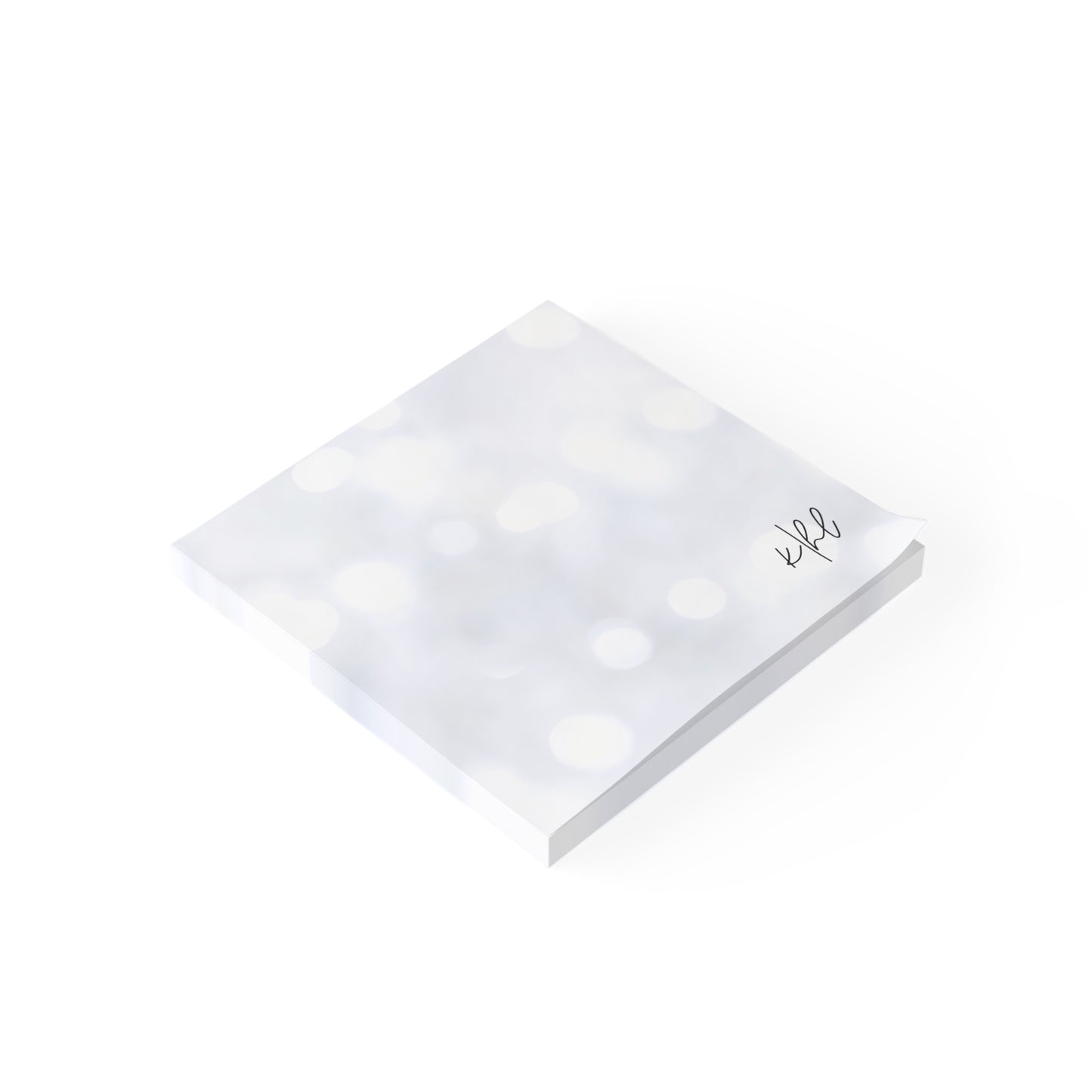 White Sparkle Post-it® Note Pad