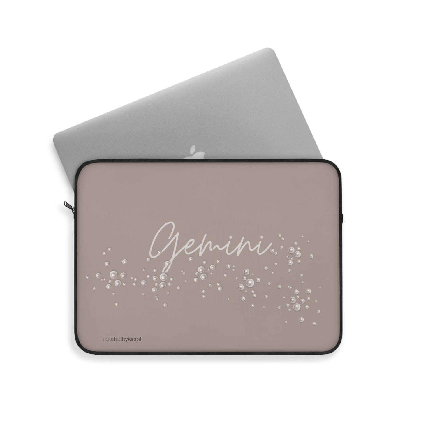 Gemini and Pearls Laptop Sleeve