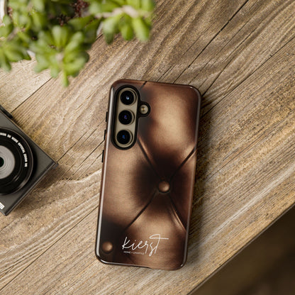 Bronze Tufted Print Samsung Galaxy Phone Case