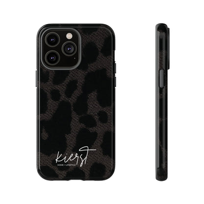Black Leopard iPhone Case