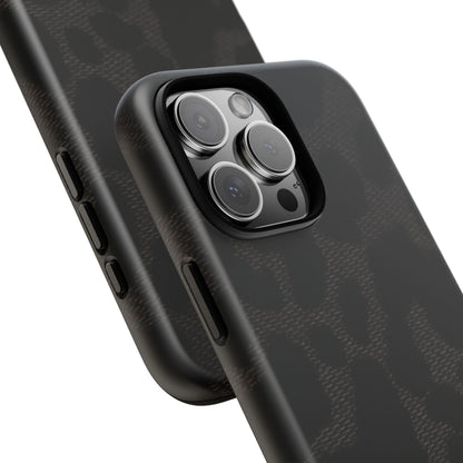 Black Leopard iPhone Case
