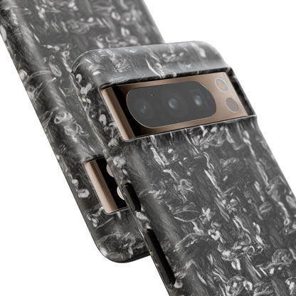 Grey Tweed Print Google Pixel Phone Case