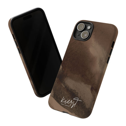 Brown Abstract iPhone Case