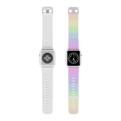 Pastel Rainbow Apple Watch Band – Soft Hues, Bold Energy