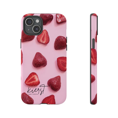 Strawberries iPhone Case | A Sweet Statement Rooted in Soft Luxury