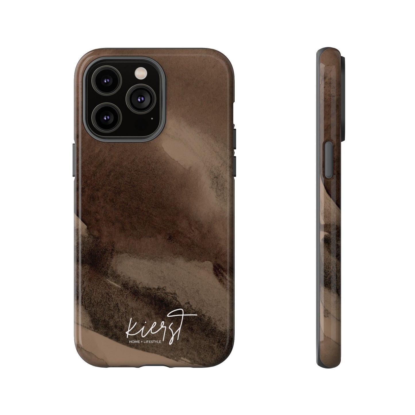 Brown Abstract iPhone Case