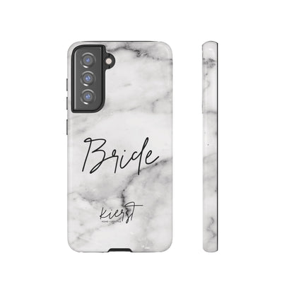 Bride Lived-In White and Grey Marble Samsung Galaxy Phone Case