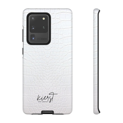 White Alligator Samsung Galaxy Case | Classic Texture Meets Modern Edge
