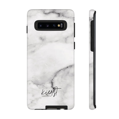 Lived-In White and Grey Marble Samsung Galaxy Case | Soft Strength, Redefined