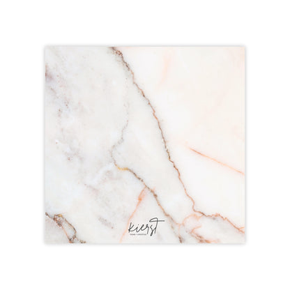Warm White Marble Post-it® Note Pad | Elegant Stone-Inspired Sticky Notes for Office & Home