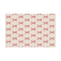 Red and Cream Bow Gift Wrapping Paper