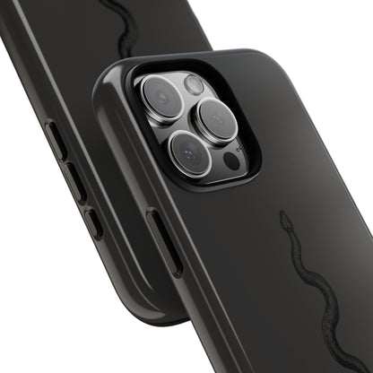 Long Black Snake iPhone Case | Subtle Edge, Quiet Power