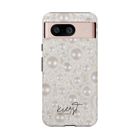 Various Pearls Google Pixel Case | Refined Shine Everyday Style