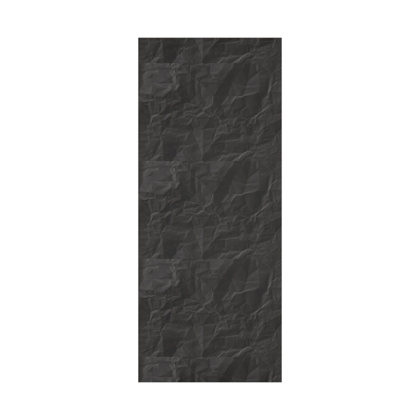 Black Crinkle Paper Inspired Gift Wrapping Paper