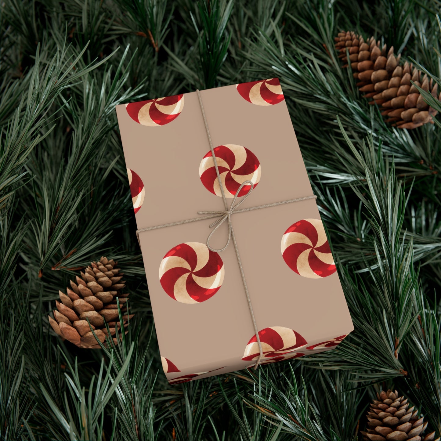 Cany Peppermints Gift Wrapping Paper