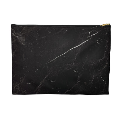 Black Marble Accessory Pouch | Dramatic, Versatile, Elevated
