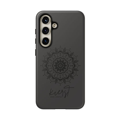 Black Mandala Samsung Galaxy Phone Case | Elevated Symmetry, Timeless Energy