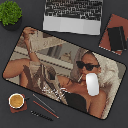 A Classic Affair Desk Mat | Vintage Glam Meets Modern Edge