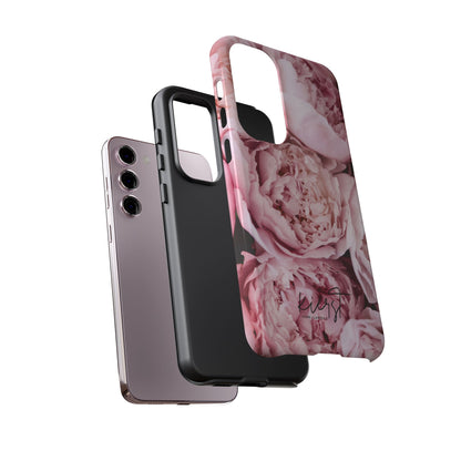 Pink Peonies Samsung Galaxy Case | A Floral Moment Lasts Longer Than Fresh Stems