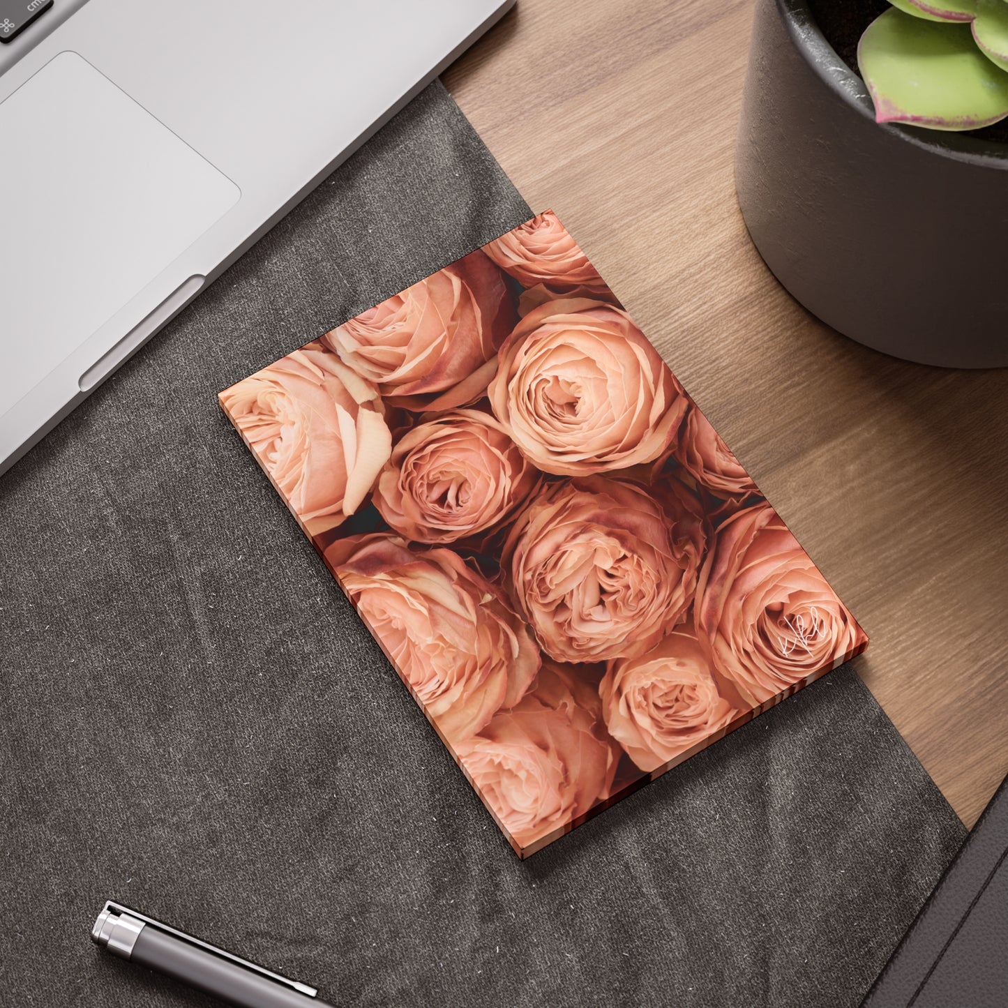 Peony Dusk Post-it® Note Pad | Warm Floral Peonies