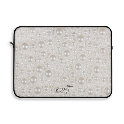 Various Pearls Laptop Sleeve | Glam Neutrals for Elevated Workspaces