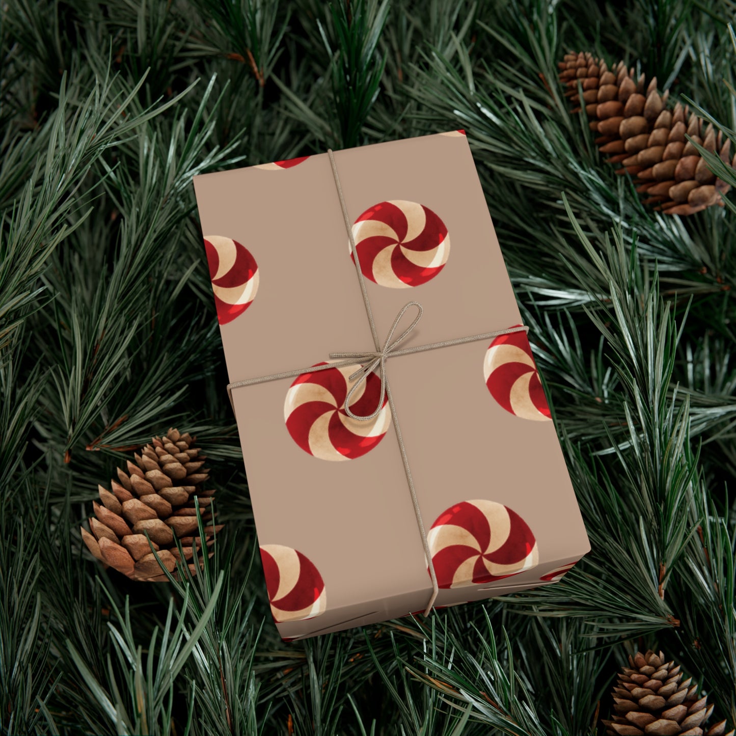 Cany Peppermints Gift Wrapping Paper