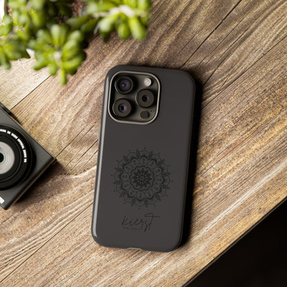 Black Mandala iPhone Case | Refined Calm in Every Curve