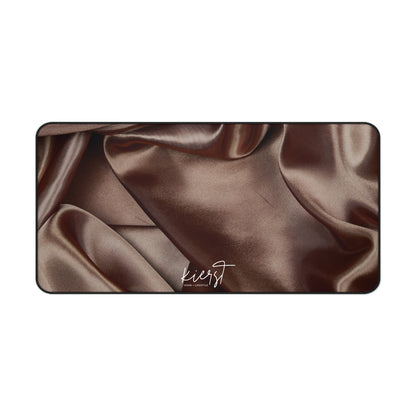 Chocolate Silk Print Desk Mat