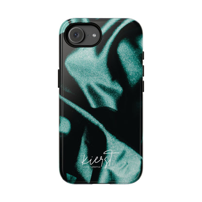 Emerald Silk Print iPhone Case