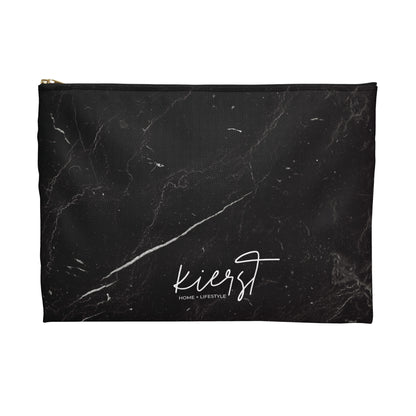 Black Marble Accessory Pouch | Dramatic, Versatile, Elevated