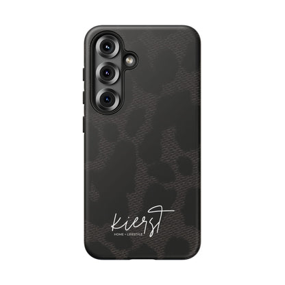 Black Leopard Samsung Galaxy Phone Case