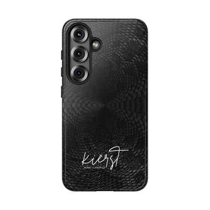 Black + Grey Snake Print Samsung Galaxy Phone Case