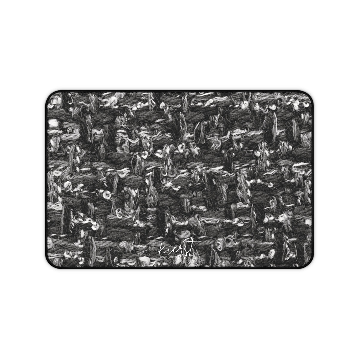 Grey Tweed Print Desk Mat