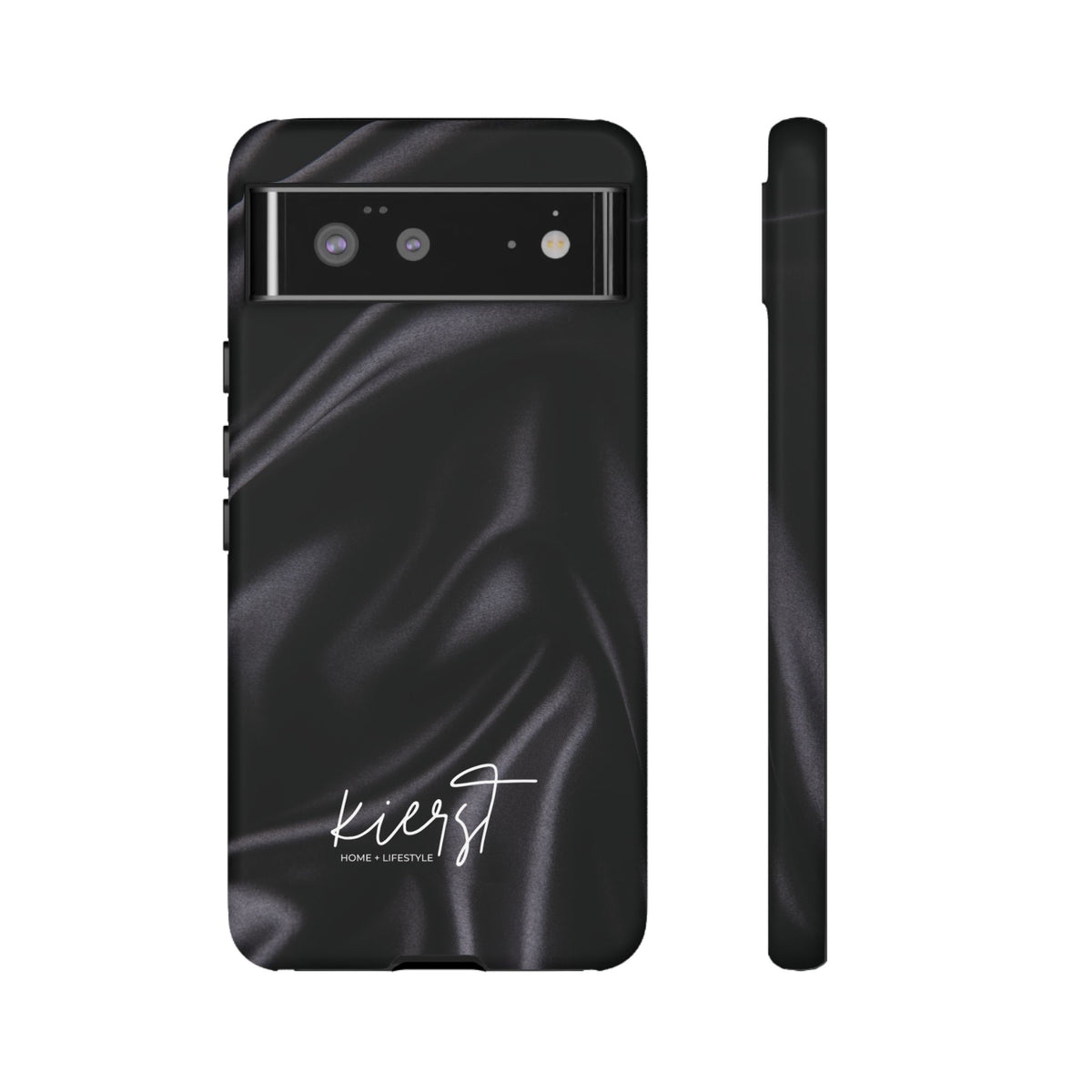 Black Silk Print Google Pixel Phone Case